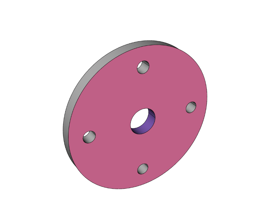 L-shaped bracket input