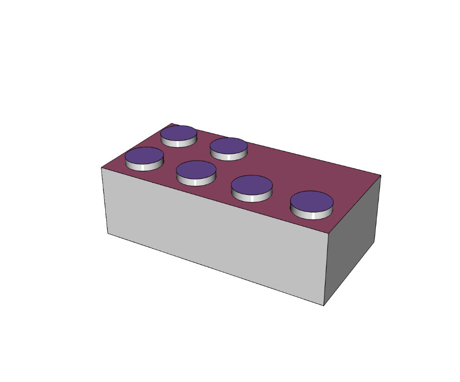 Six cylindrical discs input
